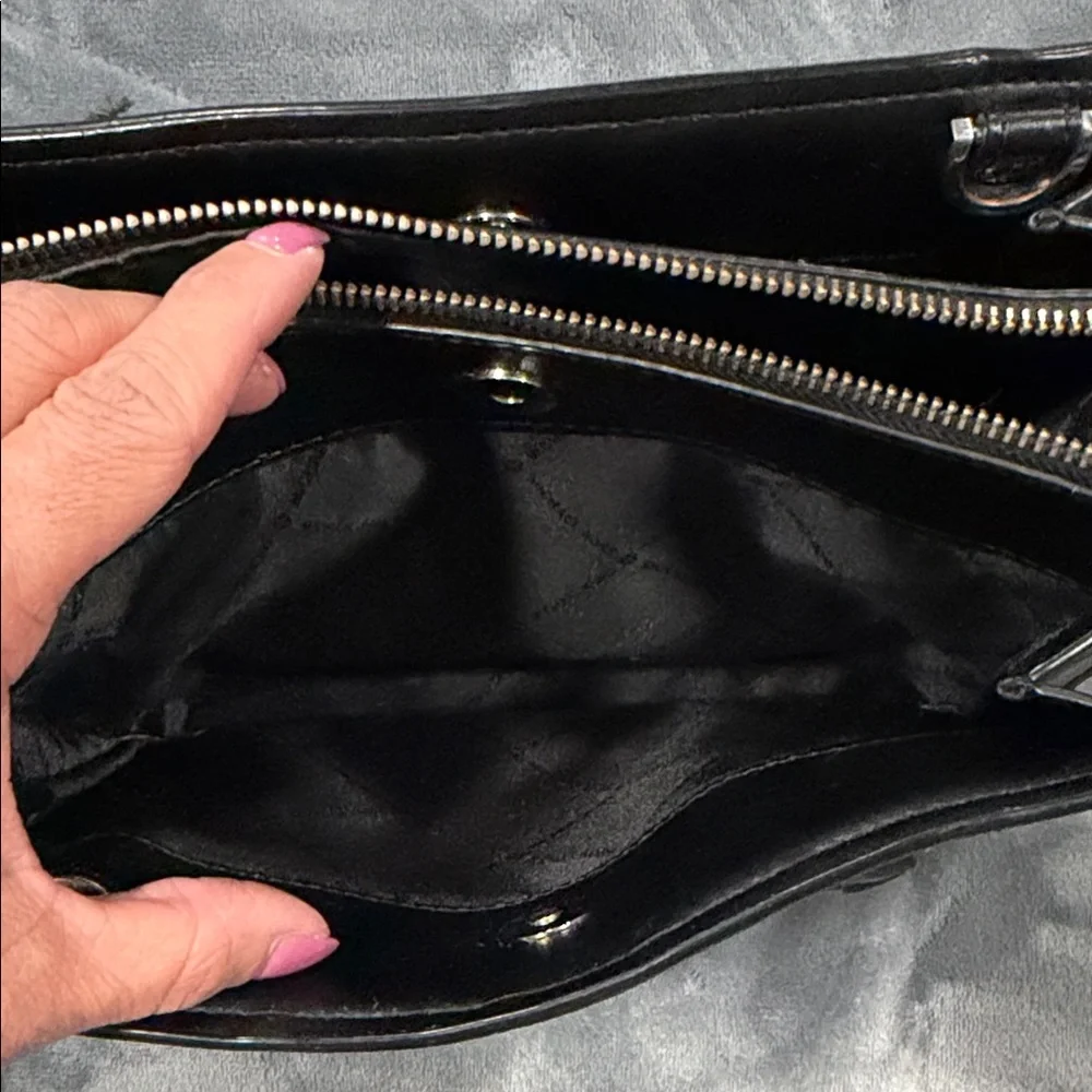 Michael Kors Black Monogram Satchel